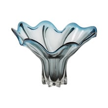 30cm Blue Renee Glass Vase